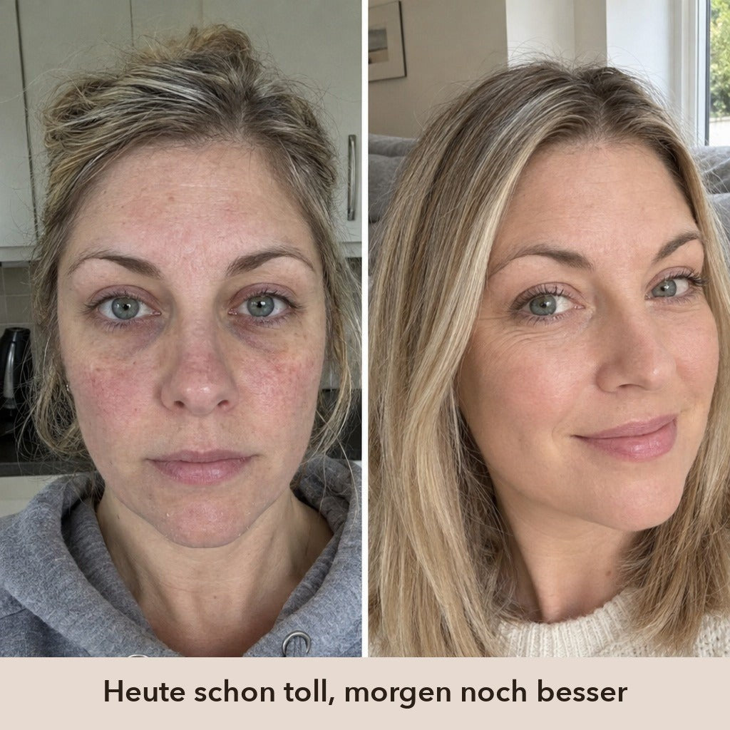 3-in-1: kommt weiß auf die Haut und findet deinen Farbton